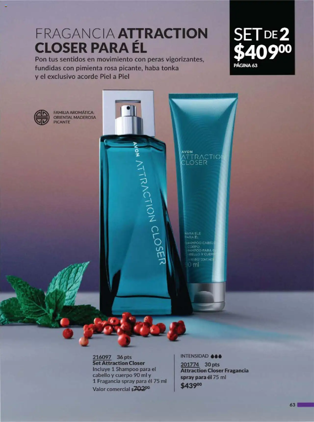 Nuevas ofertas de AVON válidas en toda la República Mexicana desde el 09.08.2025. ¡Encuentra las mejores ofertas en AVON - Campaña 13 2025! | Página: 71 | Productos: Pimienta, Fragancia