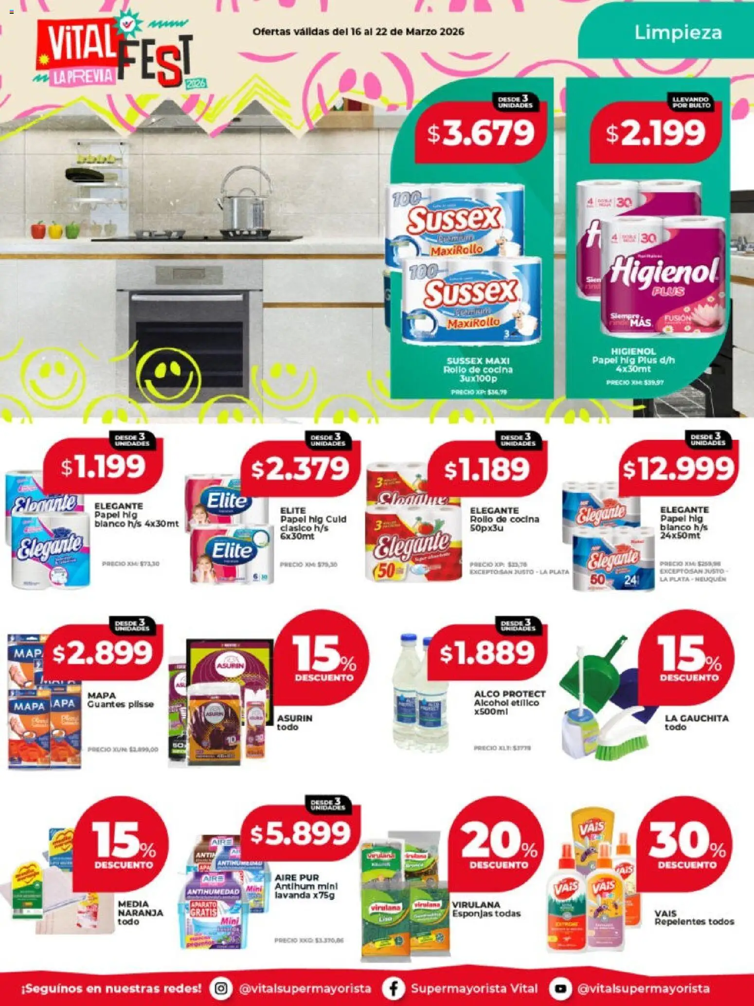 Vital - Ofertas - Mar del Plata  │ válido desde el 16.03.2026 | Página: 9 | Productos: Cocina, Guantes