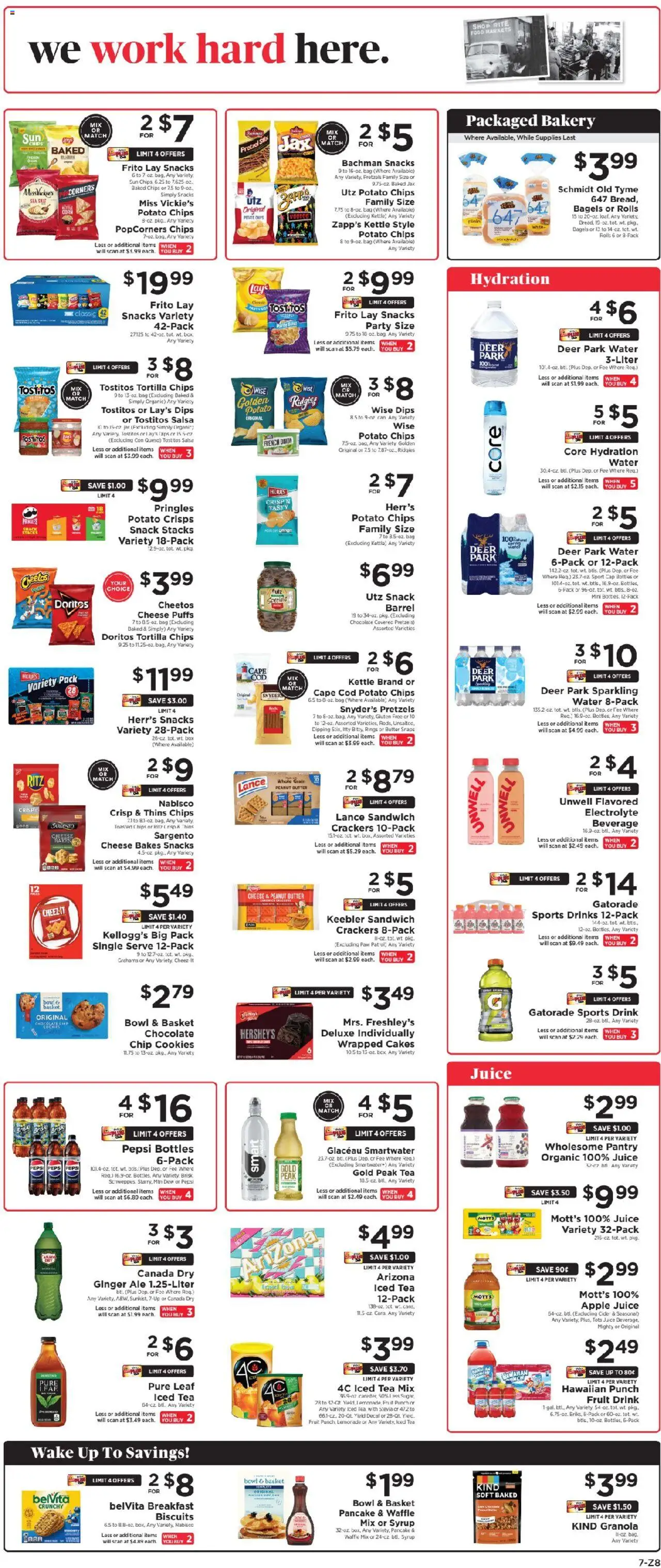 ShopRite Weekly Ad - valid from 31.07.2025 | Page: 8 | Products: Basket, Cheese, Cap, Bag