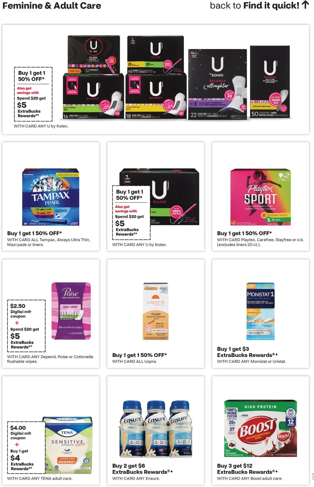 CVS Pharmacy Weekly Ad - CT - valid from 31.08.2025 | Page: 9 | Products: Chocolate, Pads, Tampons