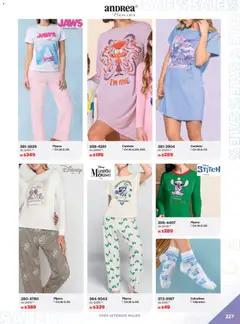 Vista previa de Andrea catálogo Outlet, nuevo folleto de la tienda, válido en México a partir del 21.12.2025 | Página: 227 | Productos: Pijama, Ropa, Ropa interior, Camisón