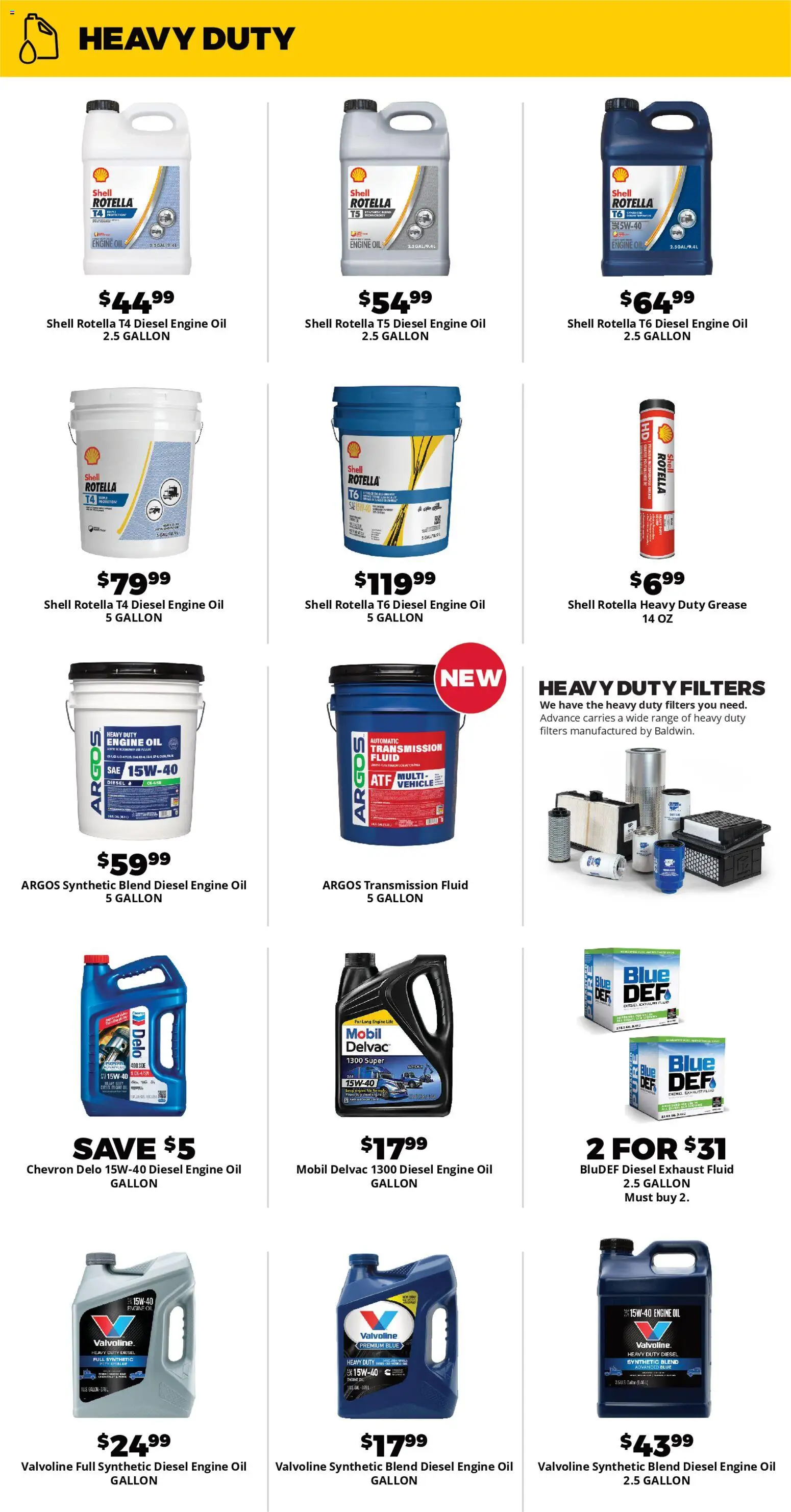 Advance Auto Parts Weekly Ad - valid from 26.04.2026 | Page: 2 | Products: Oil