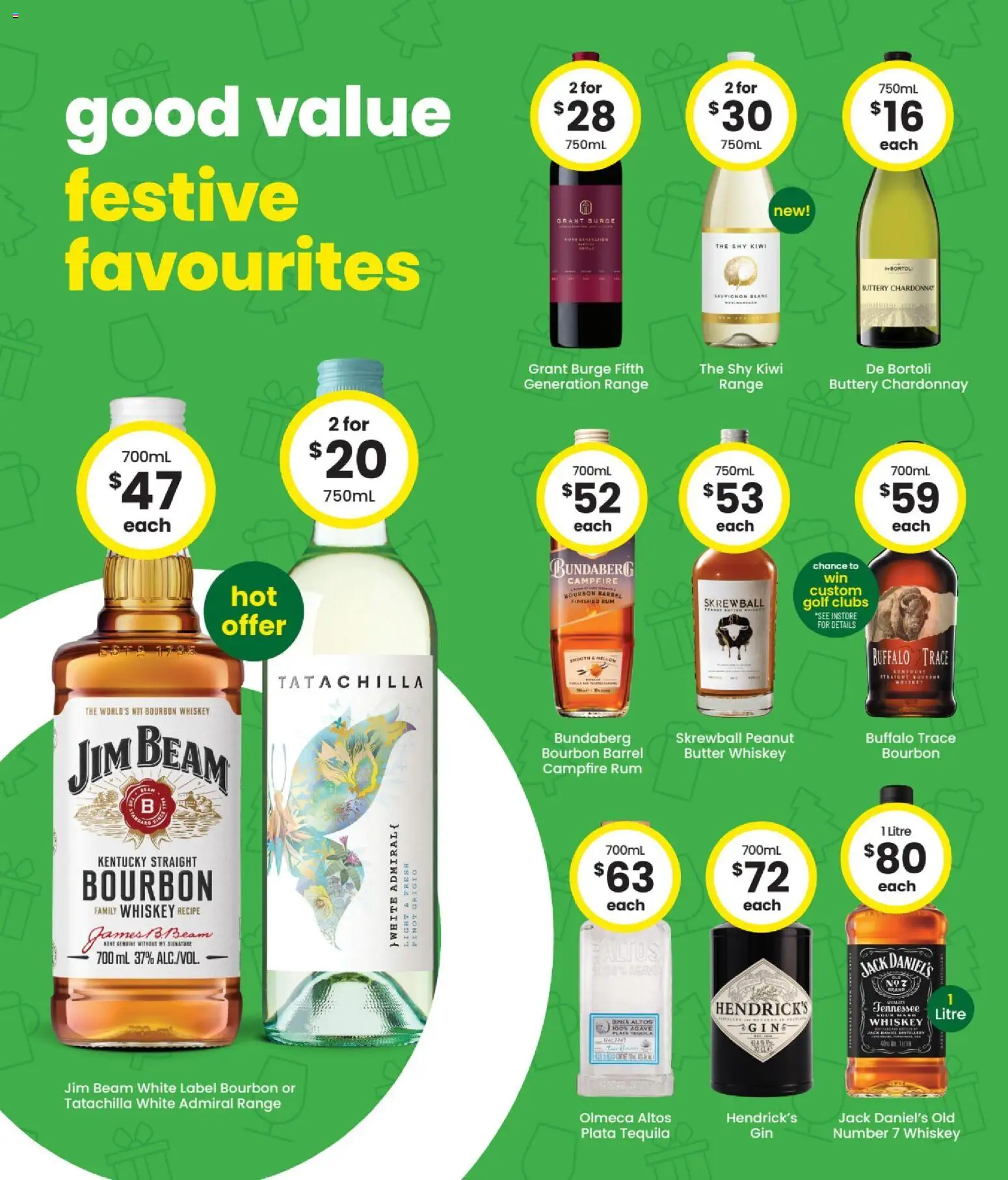 The Bottle-O catalogue - valid from 10.11.2025 | Page: 4 | Products: Butter, Bourbon, Whiskey, Rum