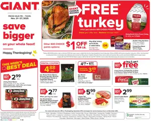 Preview of Giant weekly ads valid from 21.11.2025