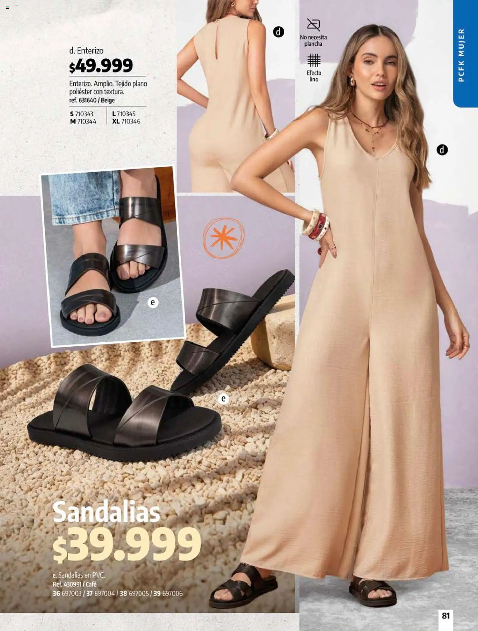 Pacifika revista - valida desde el 01.08.2026 | Página: 81 | Productos: Sandalias, Plancha, Café, Enterizo