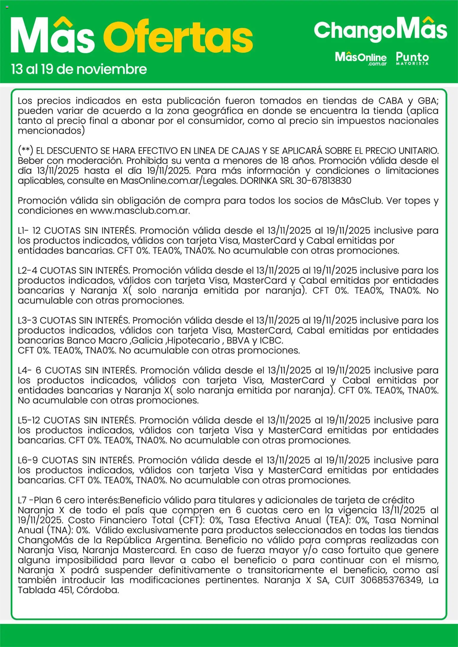 Punto Mayorista catálogo │ válido desde el 13.11.2025 | Página: 16 | Productos: Caso, Banco, Sobre