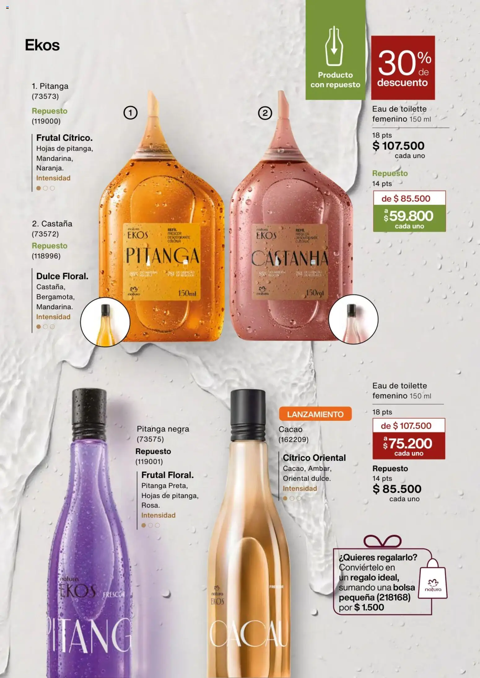 Natura revista - valida desde el 01.02.2026 | Página: 64 | Productos: Bolsa, Eau de toilette, Desodorante