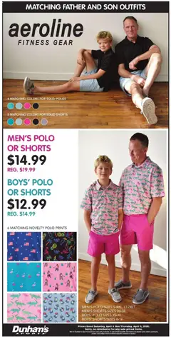 Preview of Dunham's Sports weekly ads valid from 04.04.2026 | Page: 4 | Products: Shorts