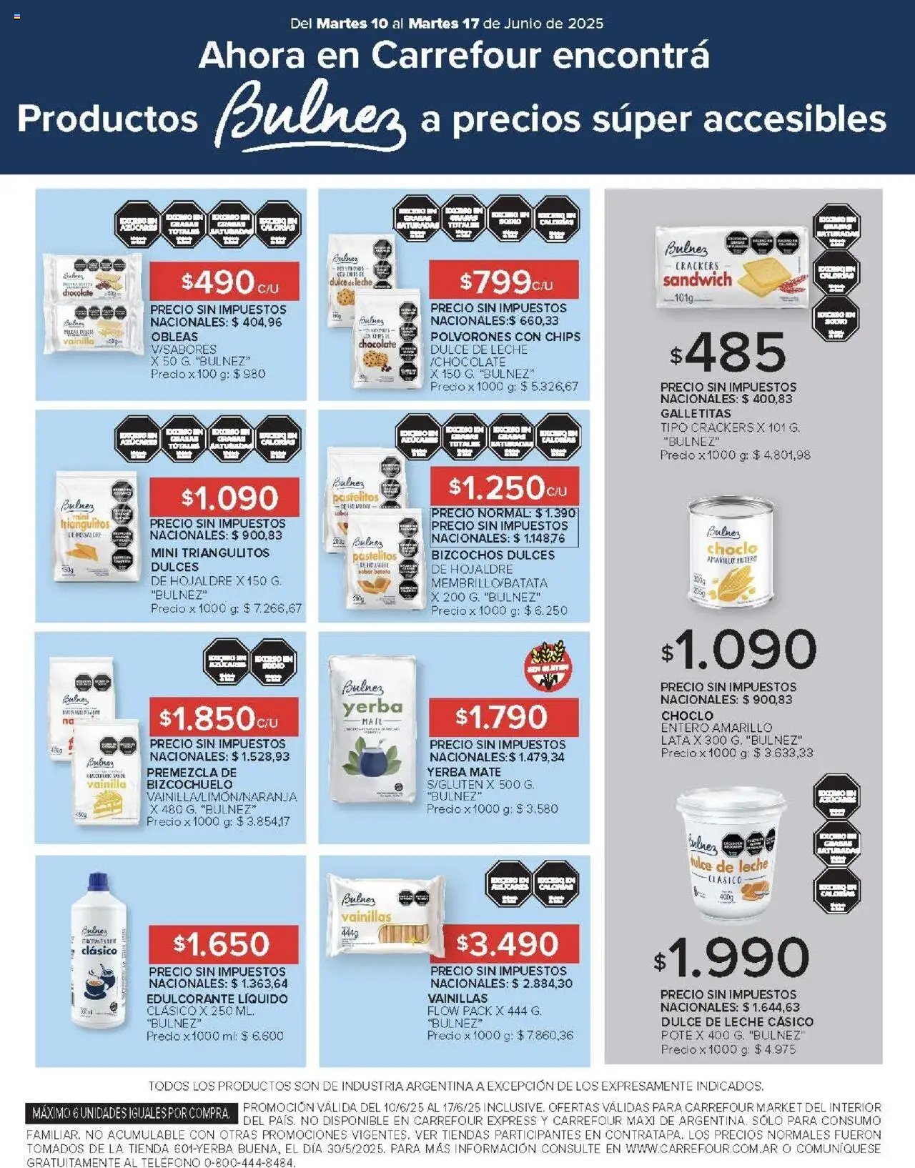 Carrefour Market catálogo - Córdoba │ válido desde el 10.06.2025 | Página: 12 | Productos: Choclo, Edulcorante, Leche, Chocolate