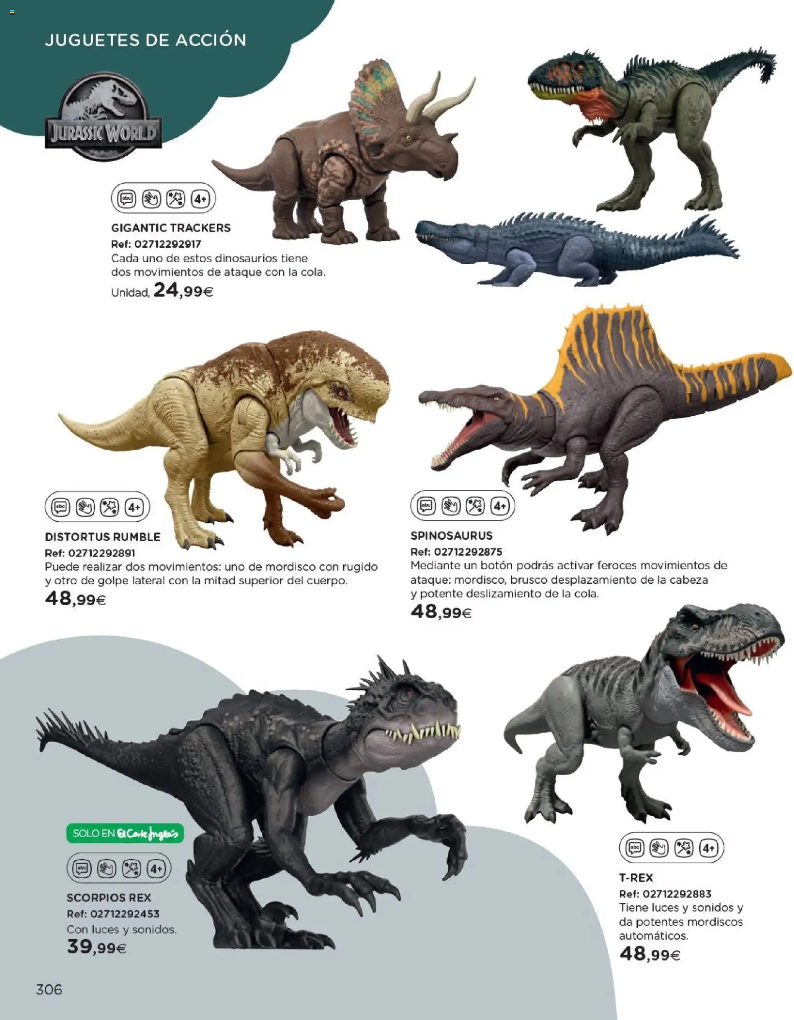 Nuevas ofertas de El Corte Inglés válidas en toda la República Mexicana desde el 27.10.2025. ¡Encuentra las mejores ofertas en El Corte Inglés catálogo Juguetes! | Página: 306