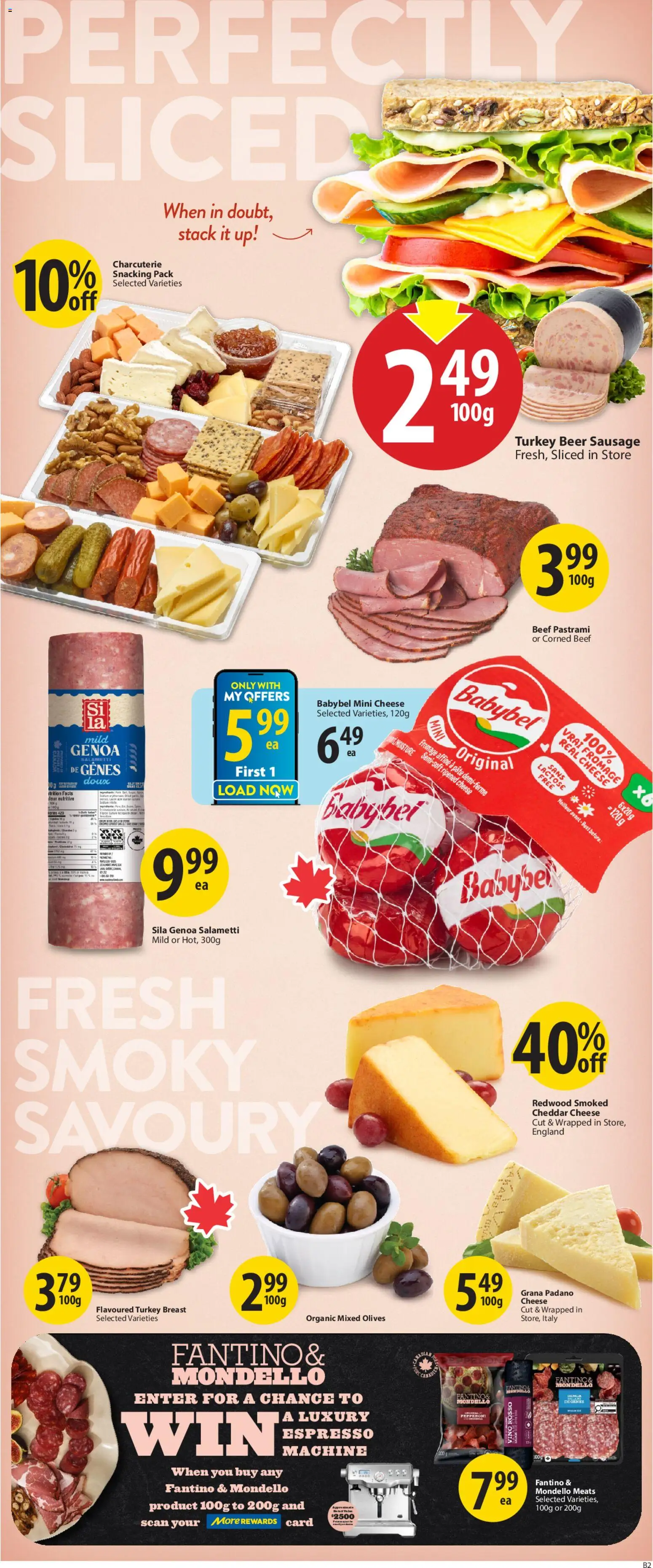 Save on foods flyer valid from 16.04.2026 | Page: 11 | Products: Beef, Turkey, Salami, Beer