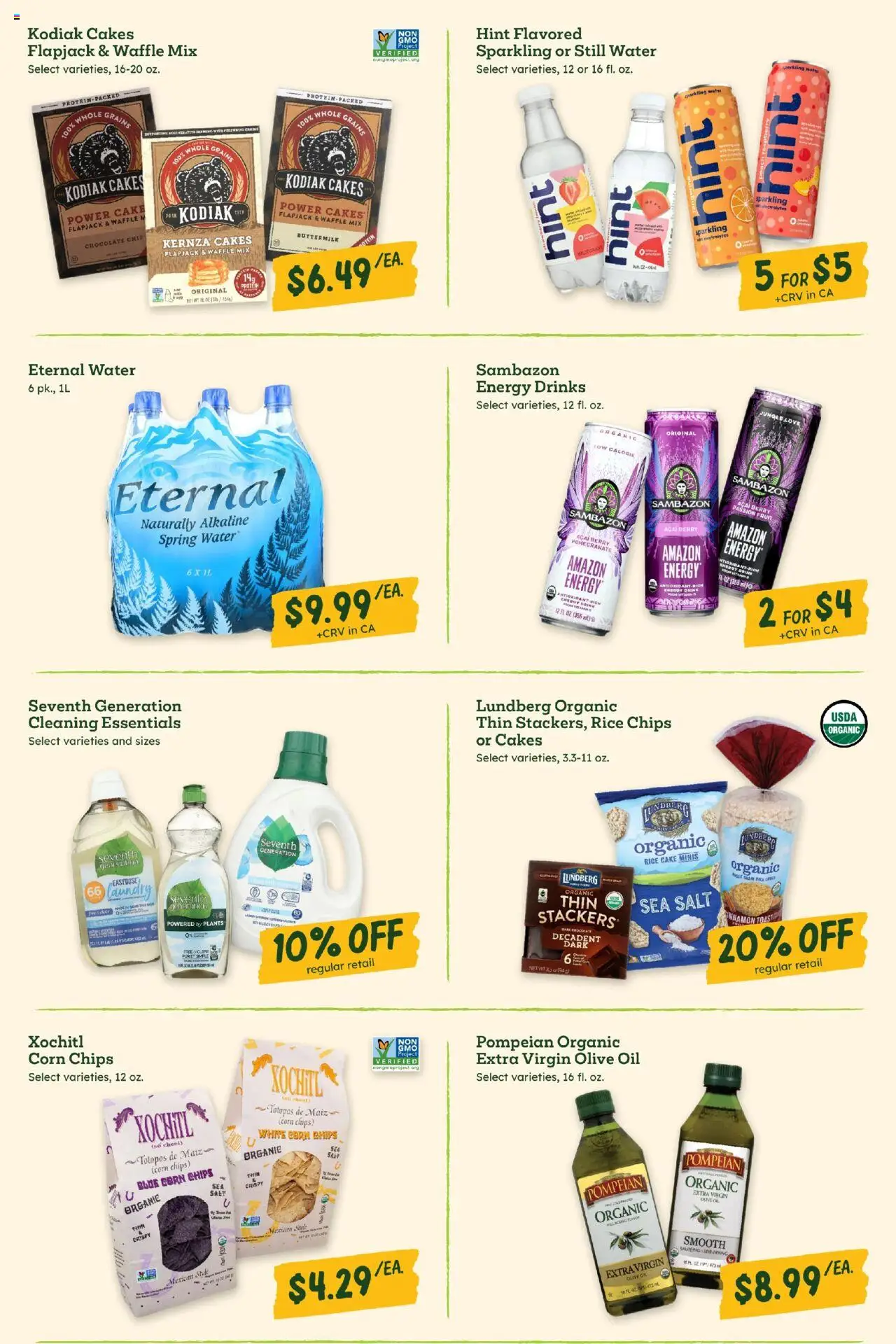 Sprouts Monthly Ad - valid from 31.07.2025 | Page: 18 | Products: Chips, Water, Salt, Chocolate Chip