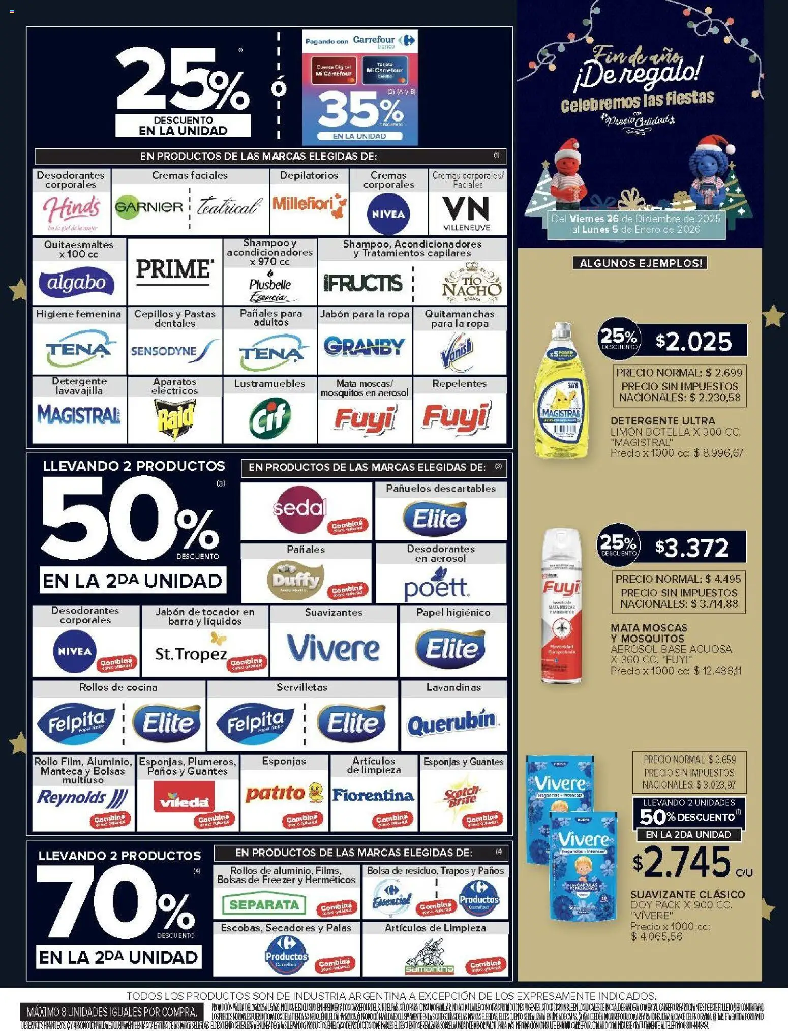 Carrefour ofertas │ válido desde el 26.12.2025 | Página: 12 | Productos: Lustramuebles, Fragancia, Jabón, Manteca