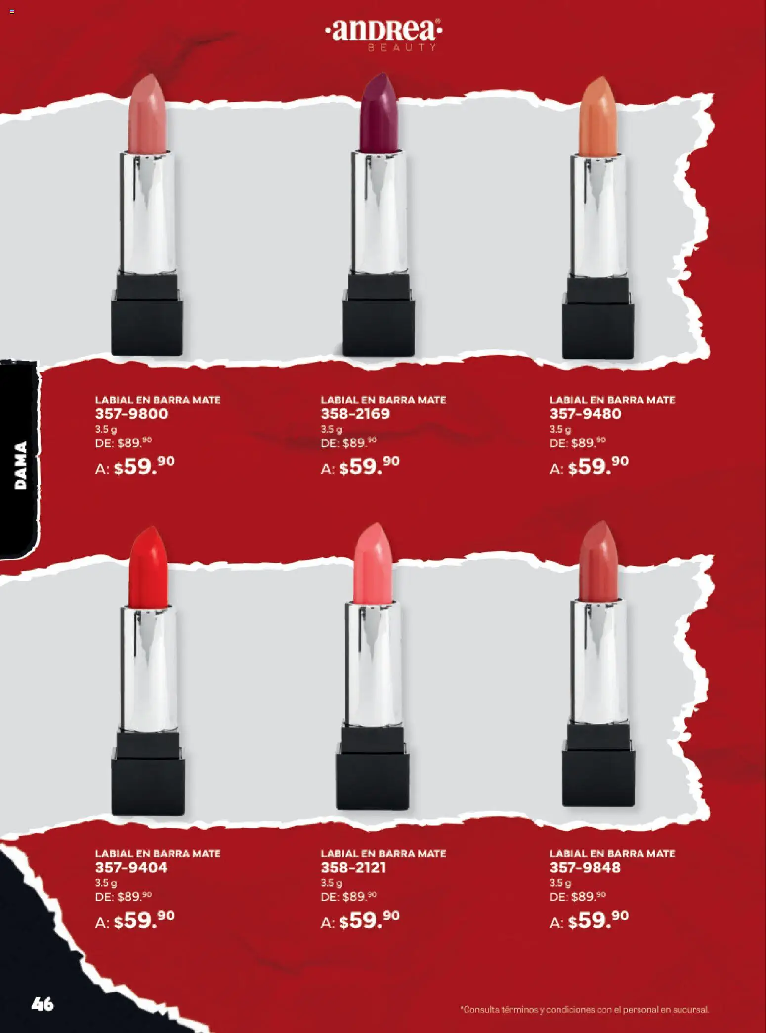 Nuevas ofertas de Andrea válidas en toda la República Mexicana desde el 02.11.2025. ¡Encuentra las mejores ofertas en Andrea Buen Fin ! | Página: 46 | Productos: Barra, Mate