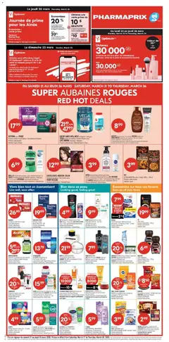 Preview of ORAL-B PULSAR Brosse à dents à pile / Battery Toothbrush (1),, CREST DETOXIFICATION DES GENCIVES dentifrice / Toothpaste, (110 ml) ou/or LISTERINE rince-bouche antiseptique, Antiseptic Mouthwash (1 L) Produits sélectionnés / Selected Types from shop Pharmaprix valid from 20.03.2026 | Page: 3