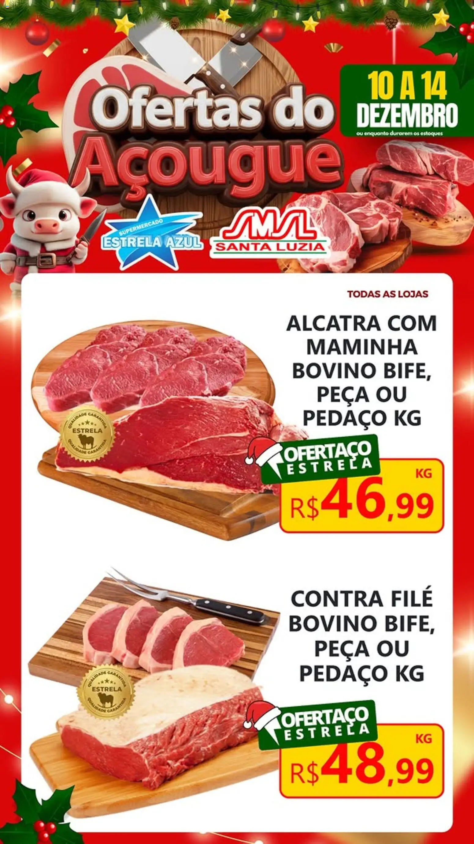 Estrela Azul Folheto - válido de 10.12.2025 | Página: 2 | Produtos: Alcatra, Contra filé, Maminha