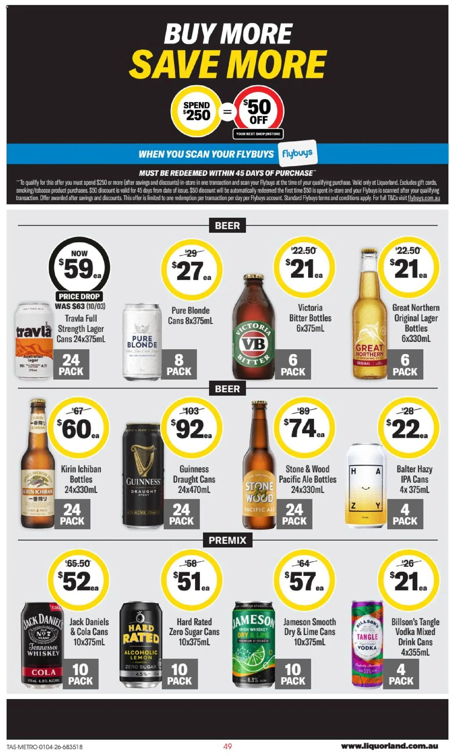 Liquorland catalogue - valid from 01.04.2026 | Page: 2 | Products: Beer, Whiskey, Lemon, Date