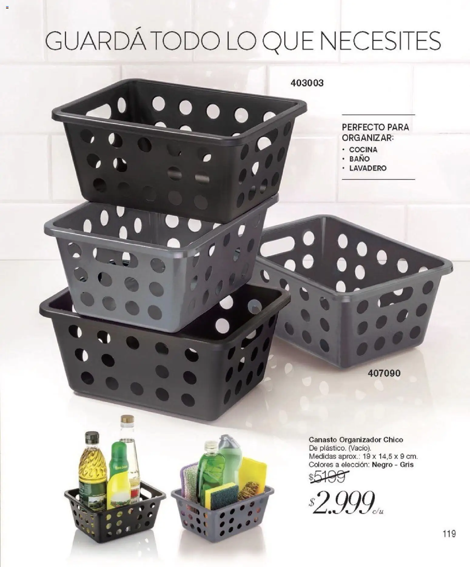 Violetta catálogo │ válido desde el 01.01.2026 | Página: 119 | Productos: Organizador, Cocina, Baño