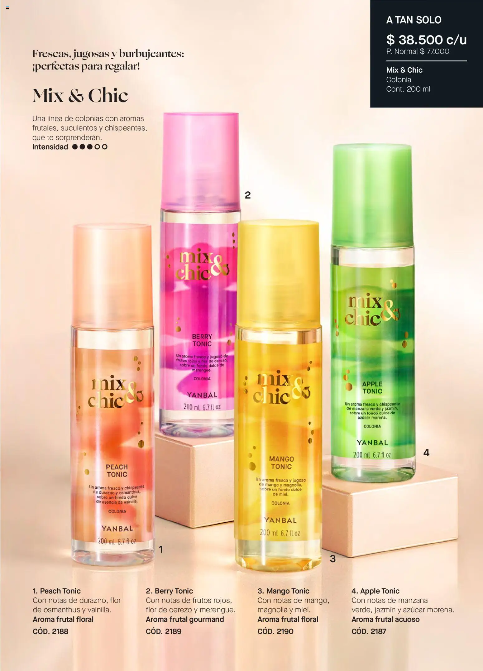 Yanbal revista - valida desde el 08.11.2025 | Página: 27 | Productos: Té, Azucar, Sobre, Durazno