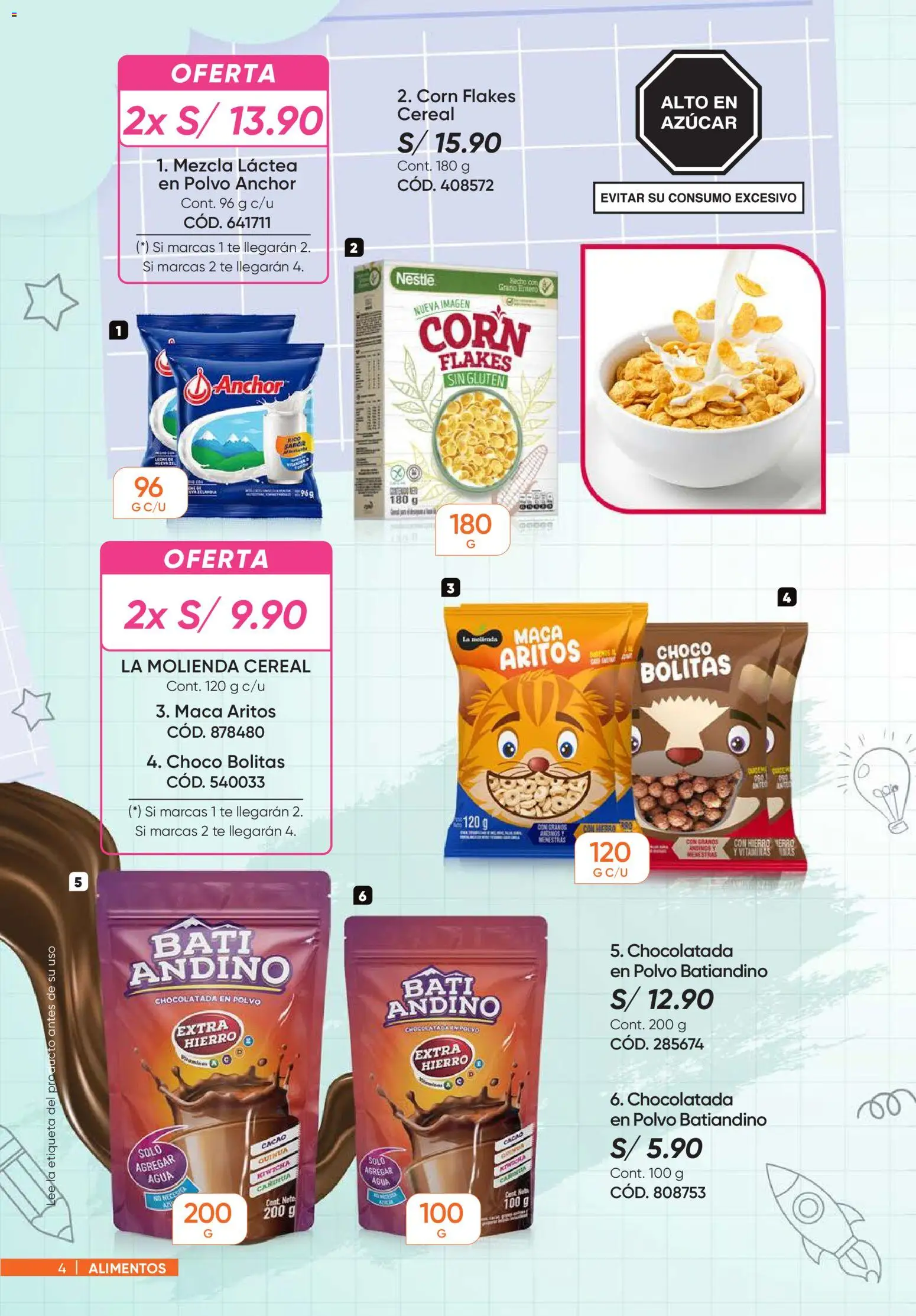 Catálogo Azzorti válido desde 07.01.2026 | Página: 4 | Productos: Té, Polvo