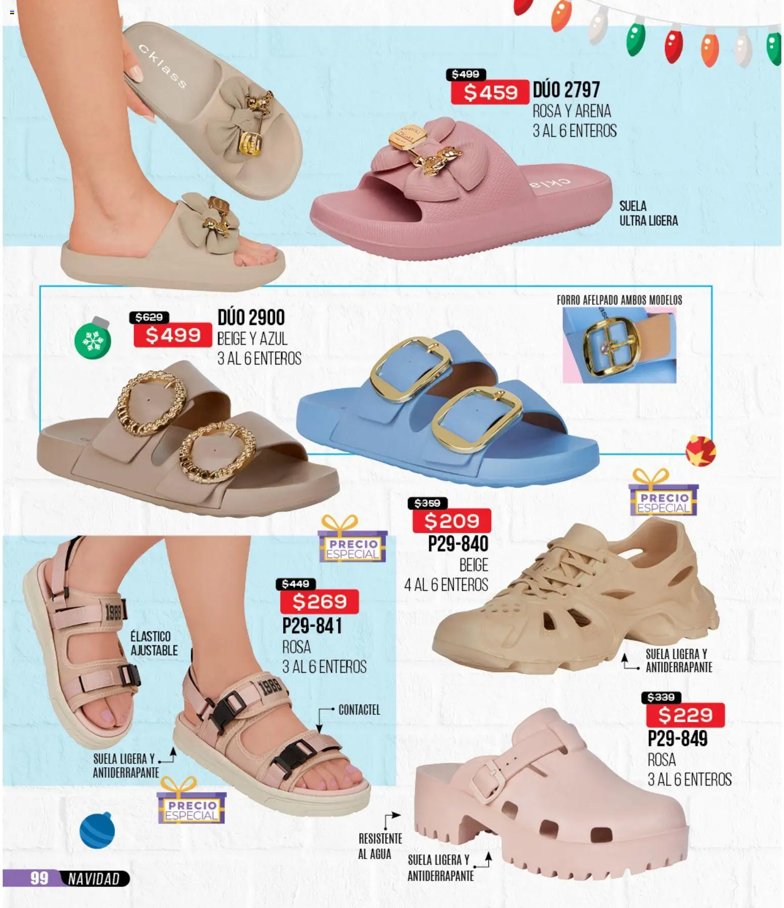 Nuevas ofertas de Cklass válidas en toda la República Mexicana desde el 30.11.2025. ¡Encuentra las mejores ofertas en Cklass catálogo Rebajas Navideñas Ropa! | Página: 357 | Productos: Agua