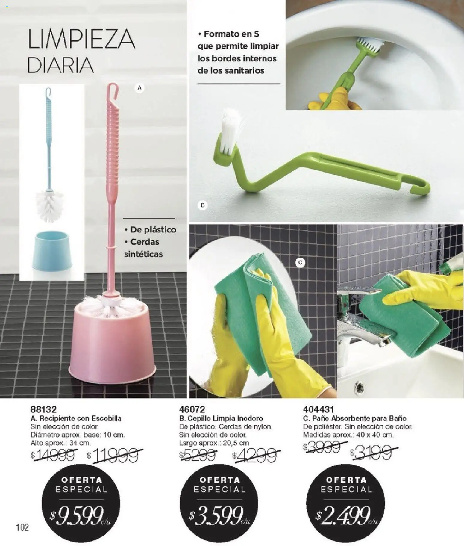 Violetta catálogo │ válido desde el 01.02.2026 | Página: 102 | Productos: Baño, Inodoro, Cepillo, Escobilla