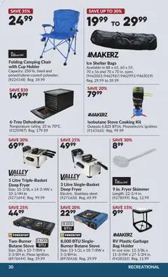 Preview of Princess Auto - 2 Week Sale! from shop Princess Auto valid from 27.01.2026 | Page: 38 | Products: Bag, Stove, Fryer, Chair