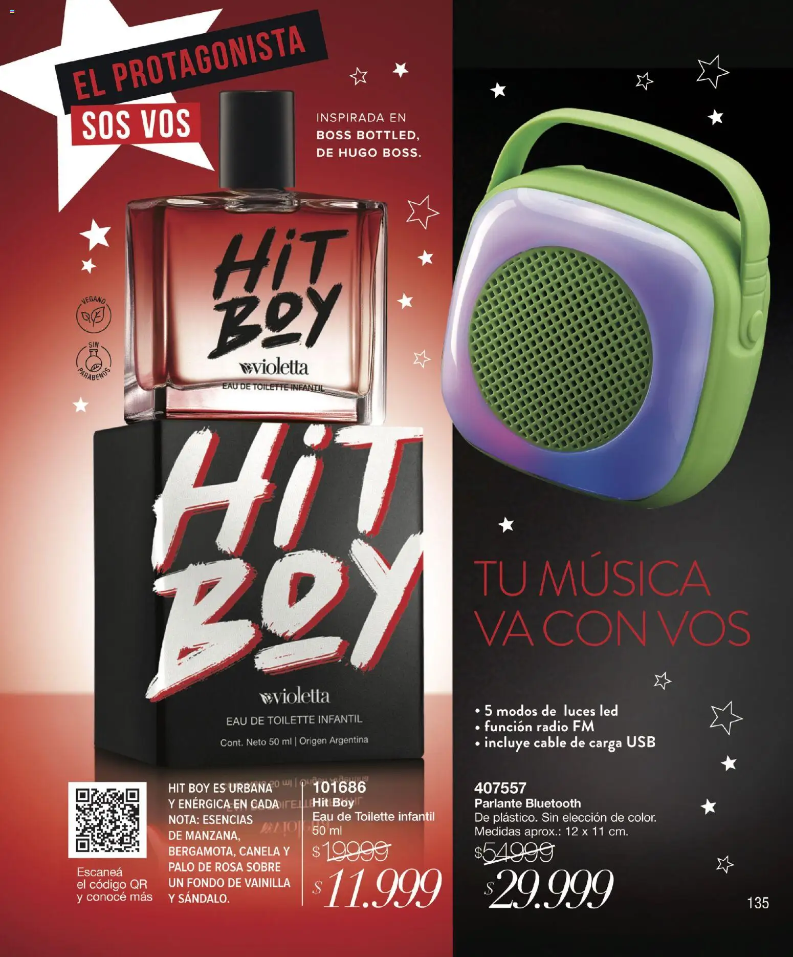 Violetta - Violetta Cosméticos │ válido desde el 30.03.2026 | Página: 135 | Productos: Radio, Usb, Eau de toilette, Parlante