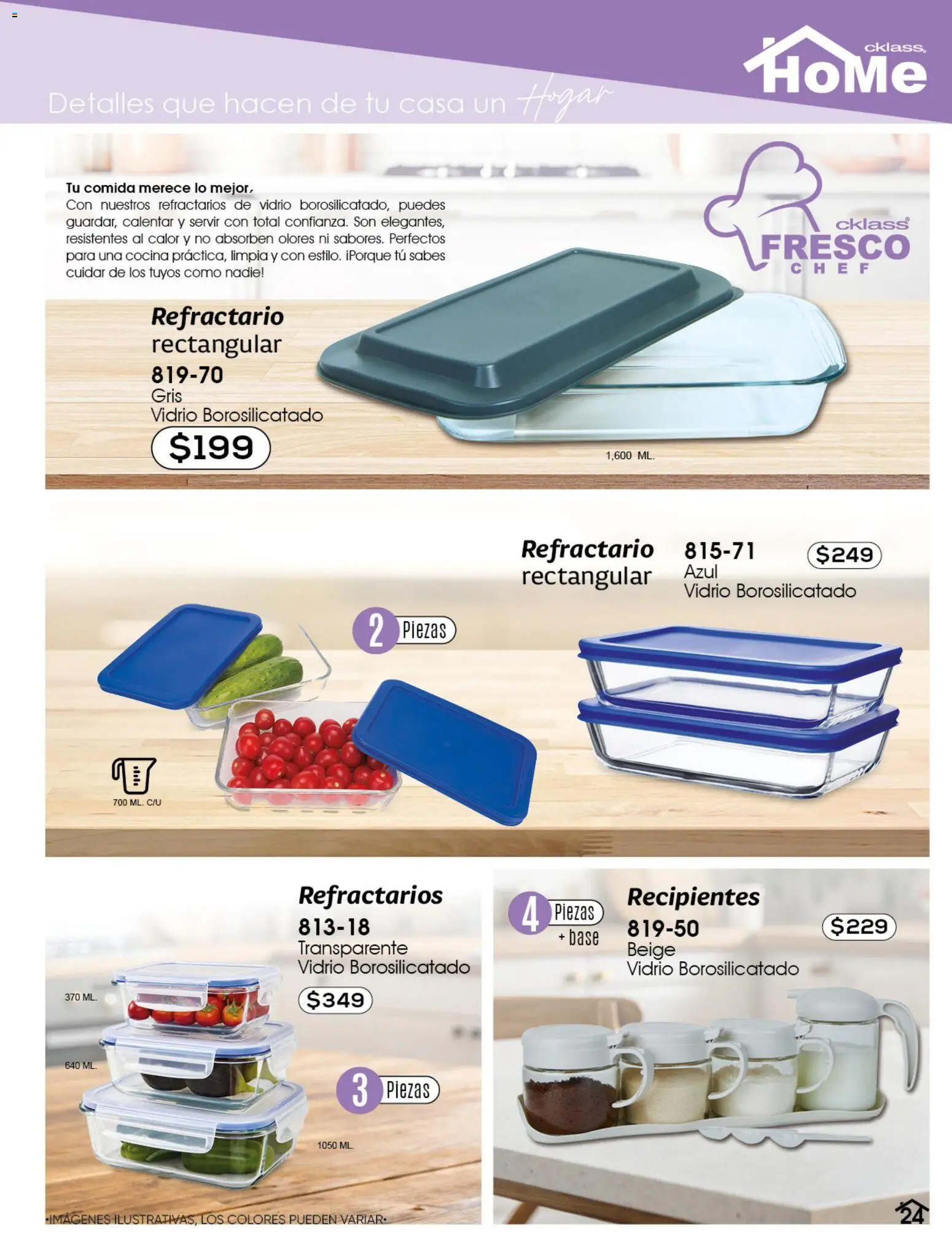 Nuevas ofertas de Cklass válidas en toda la República Mexicana desde el 02.01.2026. ¡Encuentra las mejores ofertas en Cklass catálogo Home! | Página: 25 | Productos: Cocina