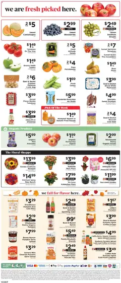 Preview of ShopRite weekly ads valid from 17.10.2025 | Page: 10 | Products: Broccoli, Rice, Potatoes, Blueberries