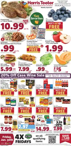 Preview of Harris Teeter weekly ads valid from 28.01.2026
