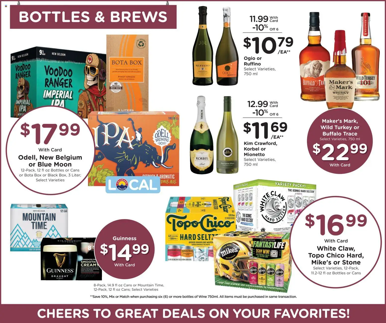 King Soopers Weekly Ad - valid from 17.12.2025 | Page: 15 | Products: Box, Wine, Whiskey, Water