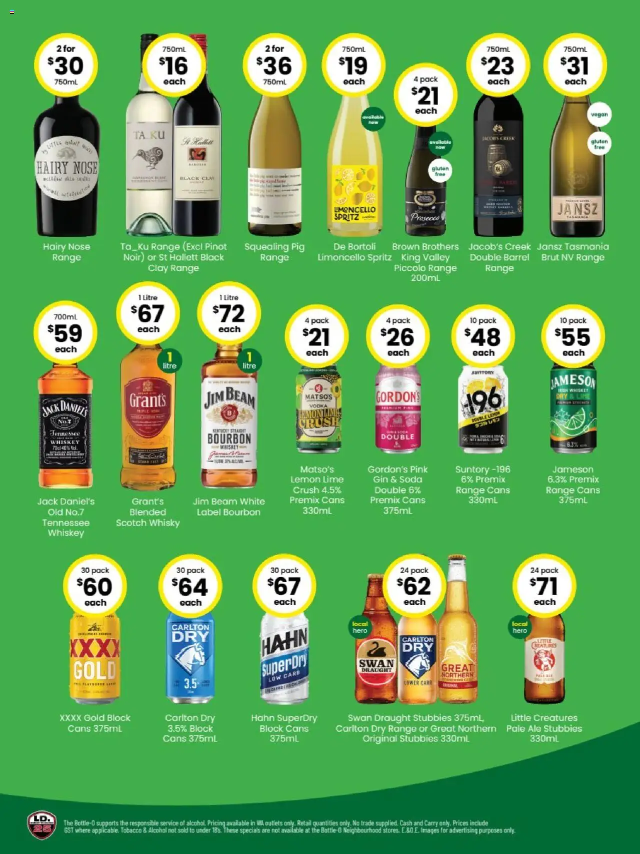 The Bottle-O catalogue - valid from 04.08.2025 | Page: 2 | Products: Vodka, Whiskey, Scotch, Clay