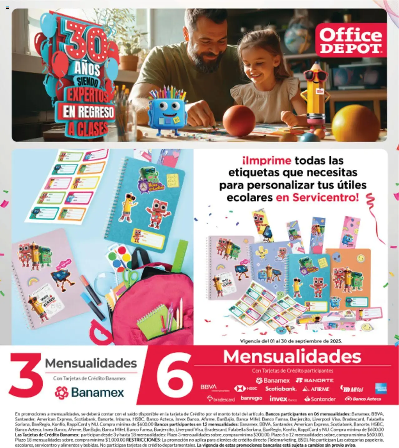 Nuevas ofertas de Office Depot válidas en toda la República Mexicana desde el 01.09.2025. ¡Encuentra las mejores ofertas en Office Depot - Catálogo! | Página: 29 | Productos: Banco