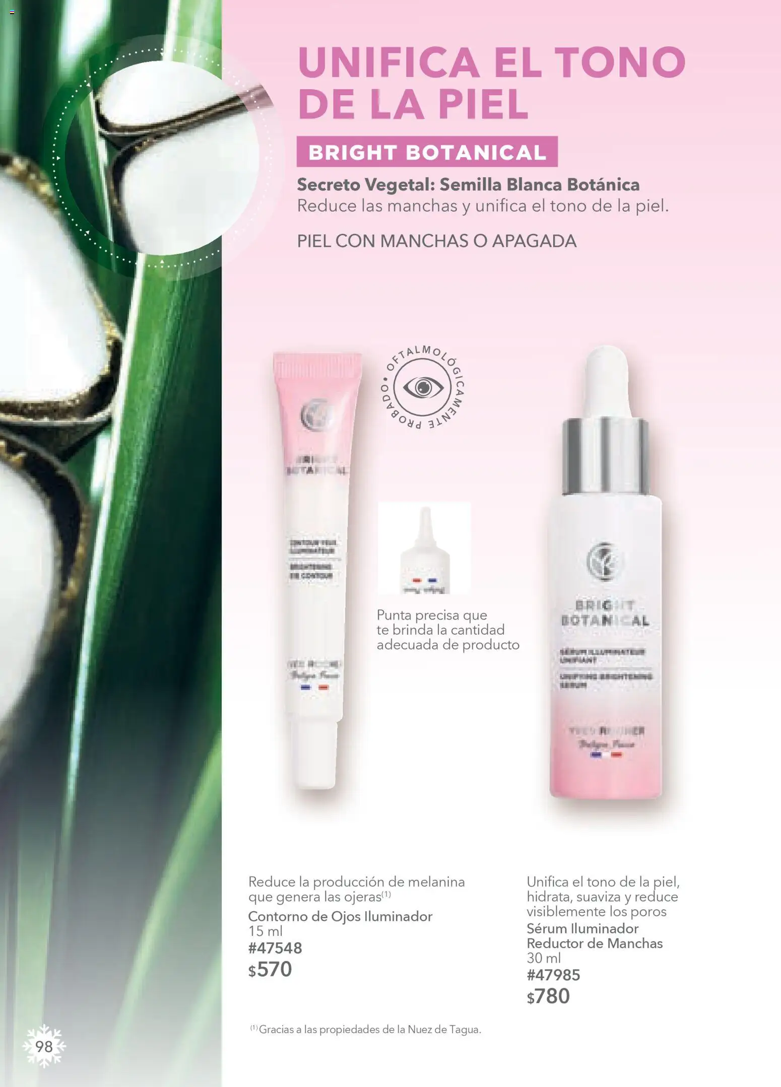 Nuevas ofertas de Yves Rocher válidas en toda la República Mexicana desde el 19.11.2025. ¡Encuentra las mejores ofertas en Yves Rocher campaña 16 2025! | Página: 100 | Productos: Iluminador, Contorno de ojos, Nuez, Té