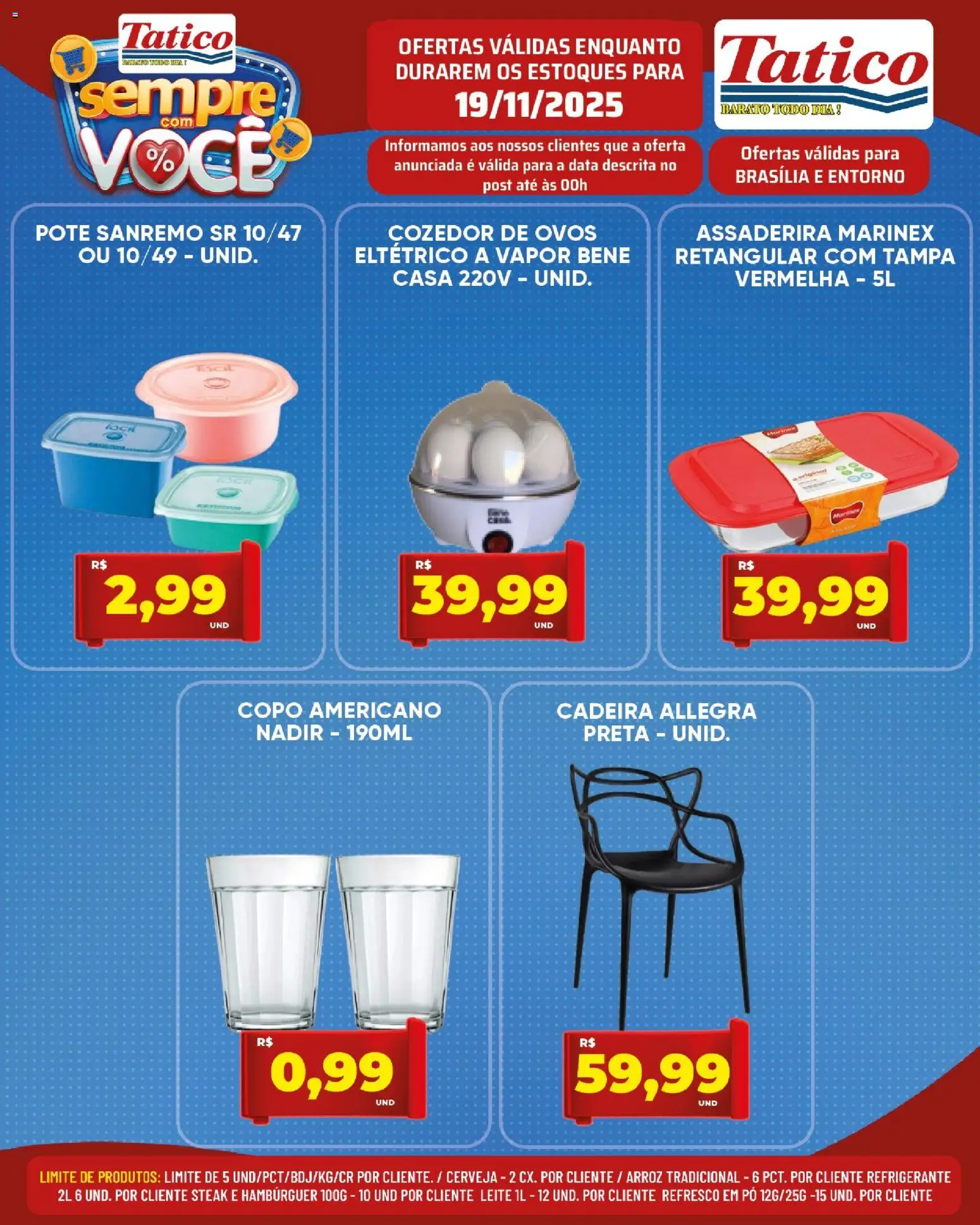 Tatico Folheto - válido de 20.11.2025 | Página: 45 | Produtos: Refresco, Arroz, Hambúrguer, Refrigerante