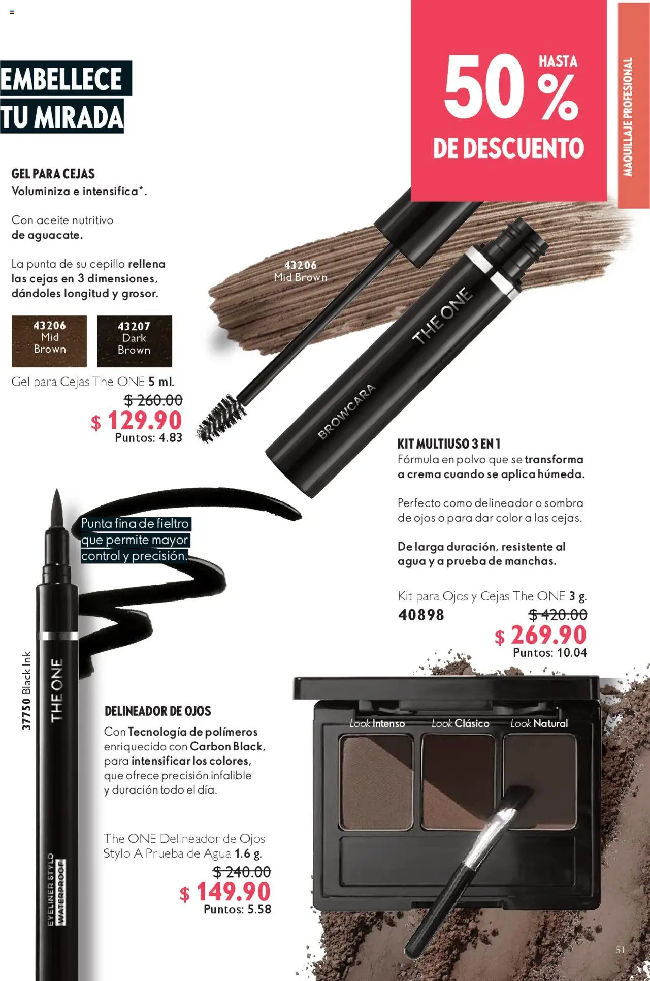 Nuevas ofertas de Oriflame válidas en toda la República Mexicana desde el 04.10.2025. ¡Encuentra las mejores ofertas en Oriflame - Campaña 14 2025! | Página: 51 | Productos: Agua, Sombra, Polvo, Delineador
