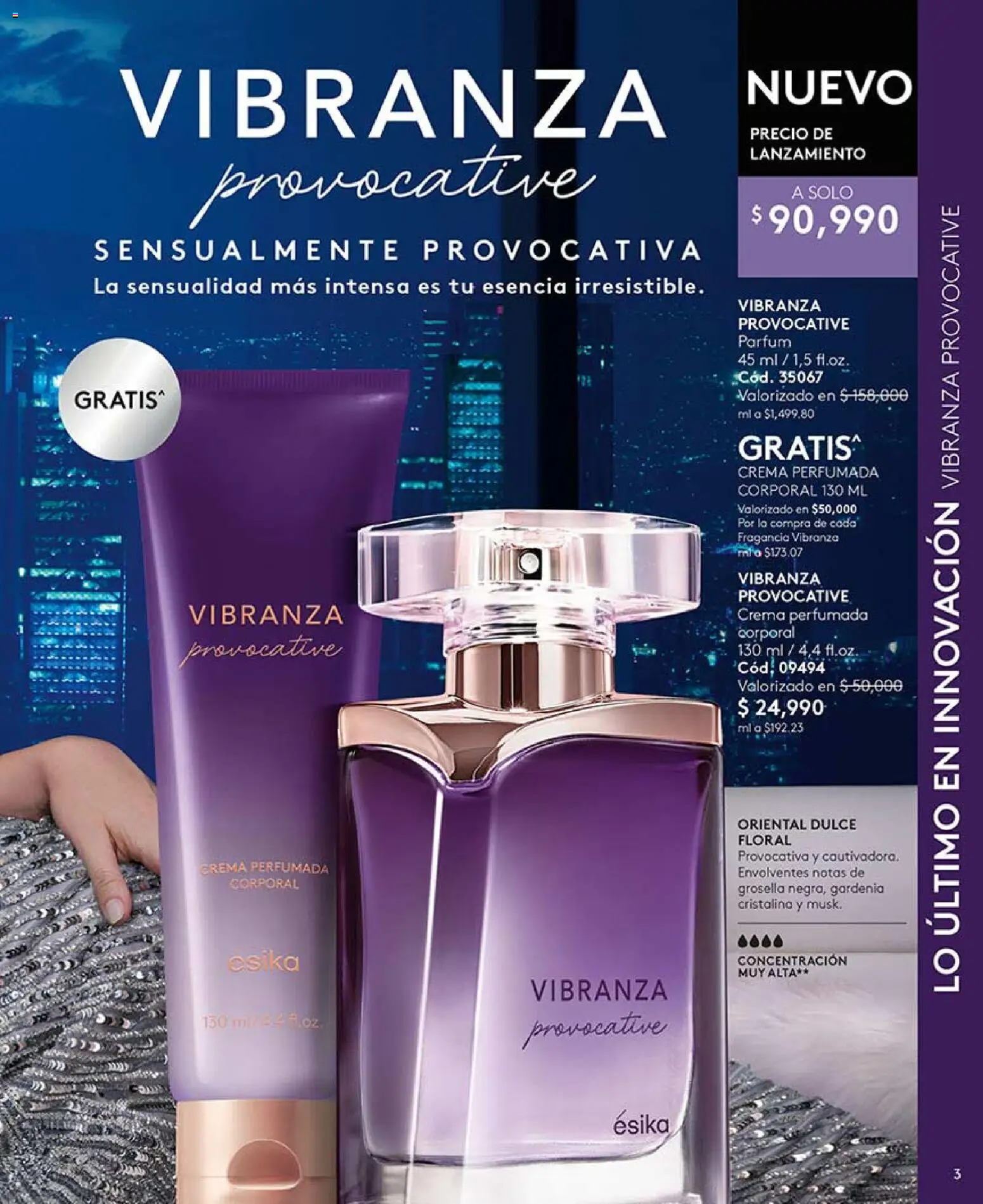 Ésika revista - valida desde el 03.04.2026 | Página: 3 | Productos: Crema, Fragancia