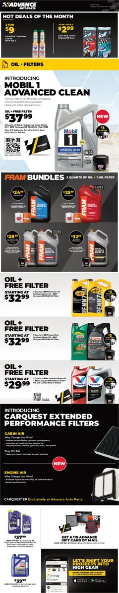 Preview of Advance Auto Parts weekly ads valid from 01.11.2025