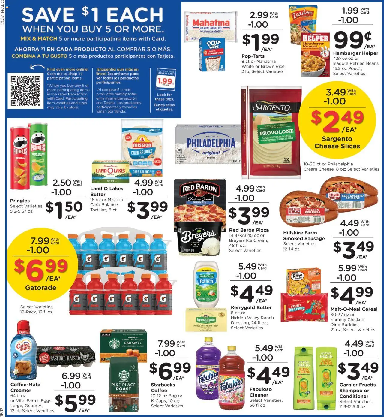 Fry's Food Weekly Ad - valid from 15.10.2025 | Page: 4 | Products: Shampoo, Sour cream, Beef, Bag