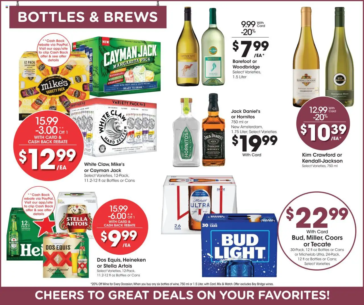 Smith's Weekly Ad - valid from 20.08.2025 | Page: 11 | Products: Clip, Juice, Beer, Whiskey