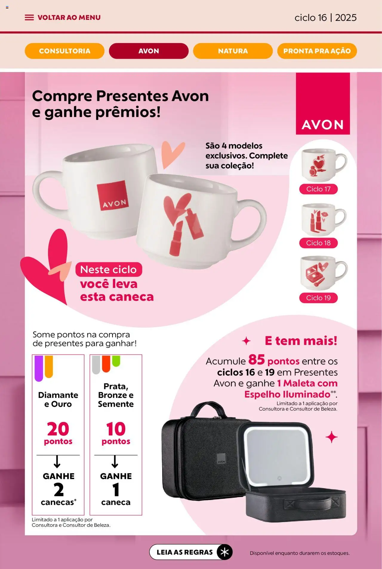 Avon Folheto - válido de 26.09.2025 | Página: 7 | Produtos: Espelho, Caneca