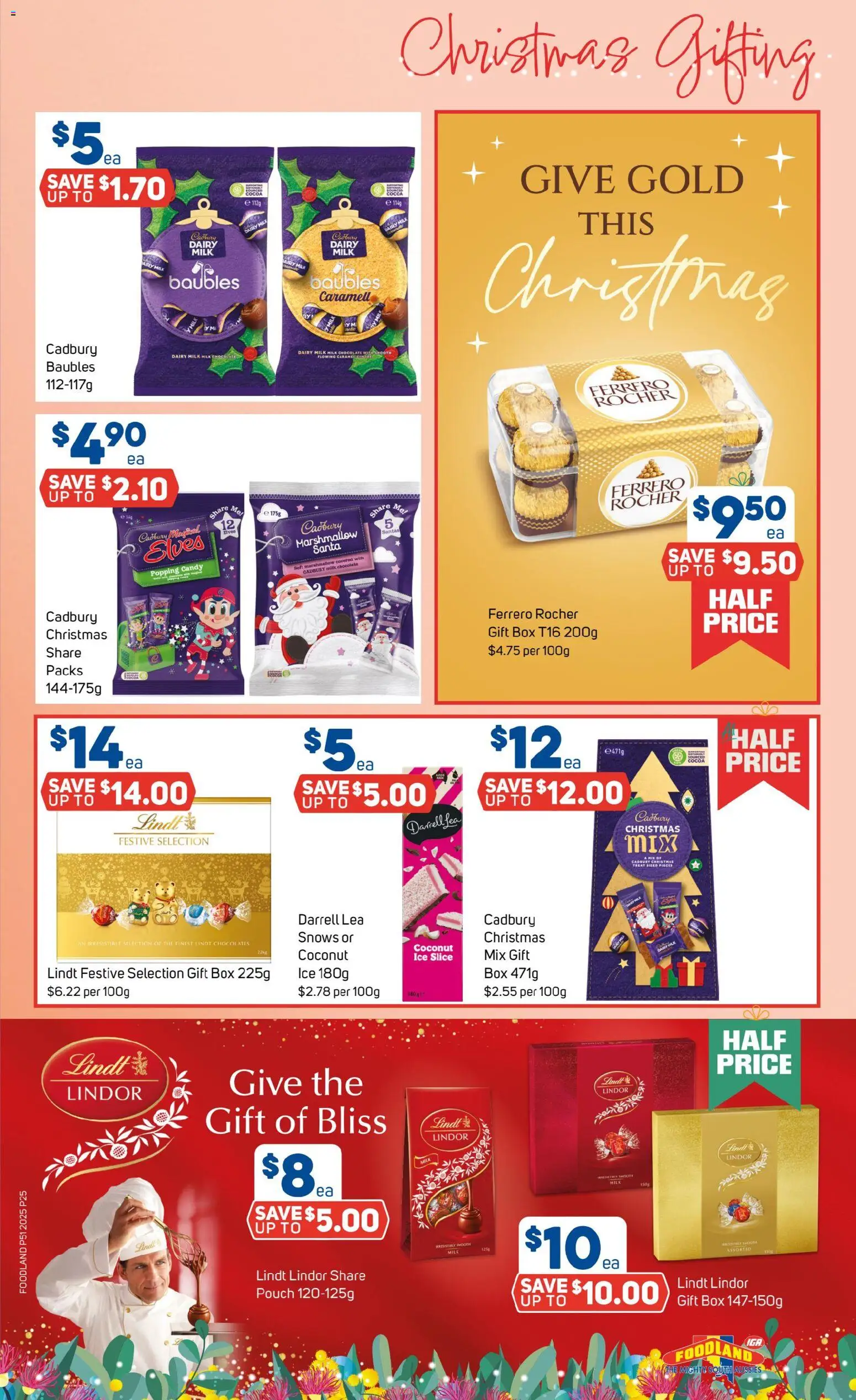 Foodland catalogue - valid from 17.12.2025 | Page: 25 | Products: Box, Cocoa, Milk, Chocolate