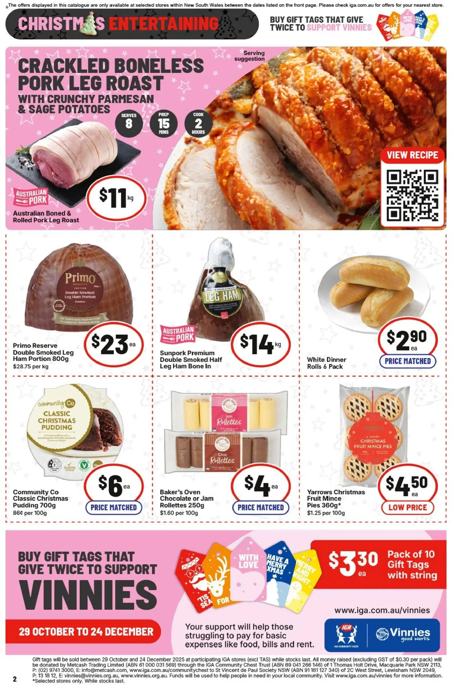 IGA catalogue - valid from 26.11.2025 | Page: 5 | Products: Chocolate, Pudding, Pies, Oven