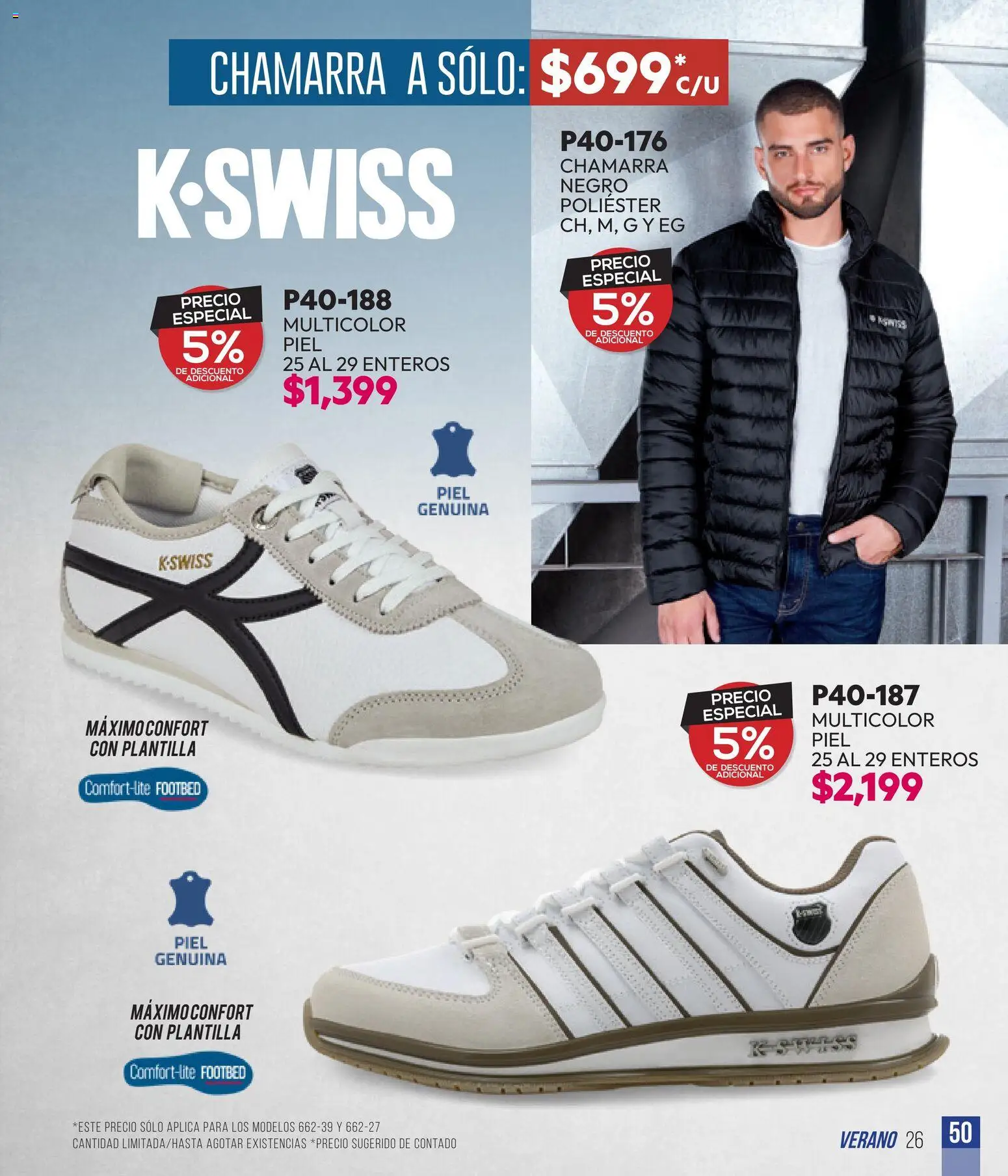 Nuevas ofertas de Cklass válidas en toda la República Mexicana desde el 28.04.2026. ¡Encuentra las mejores ofertas en Cklass catálogo Sportweek! | Página: 165 | Productos: Chamarra