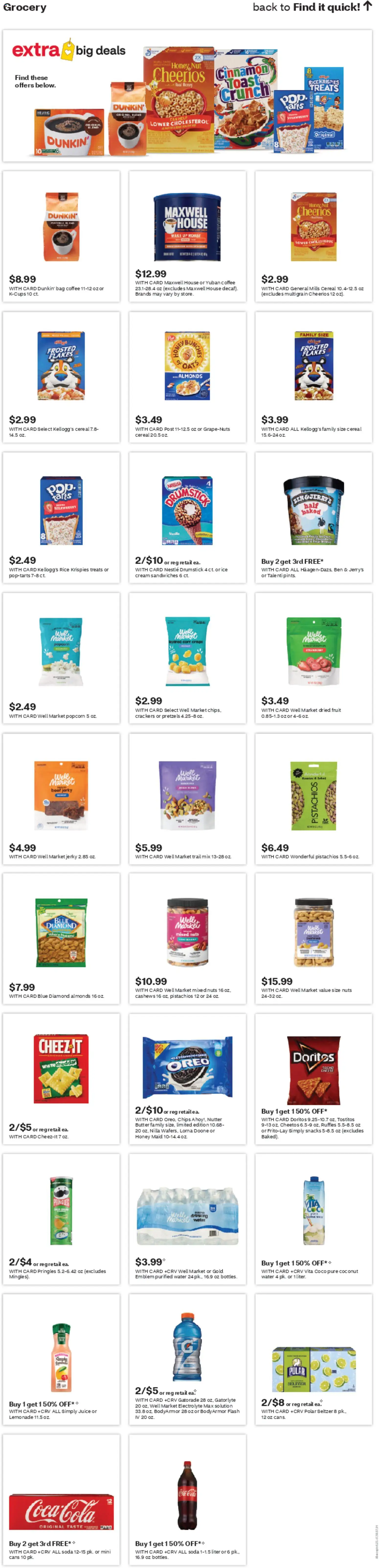 CVS Pharmacy Weekly Ad - KS - valid from 19.04.2026 | Page: 18 | Products: Rice, Chips, Cream, Water