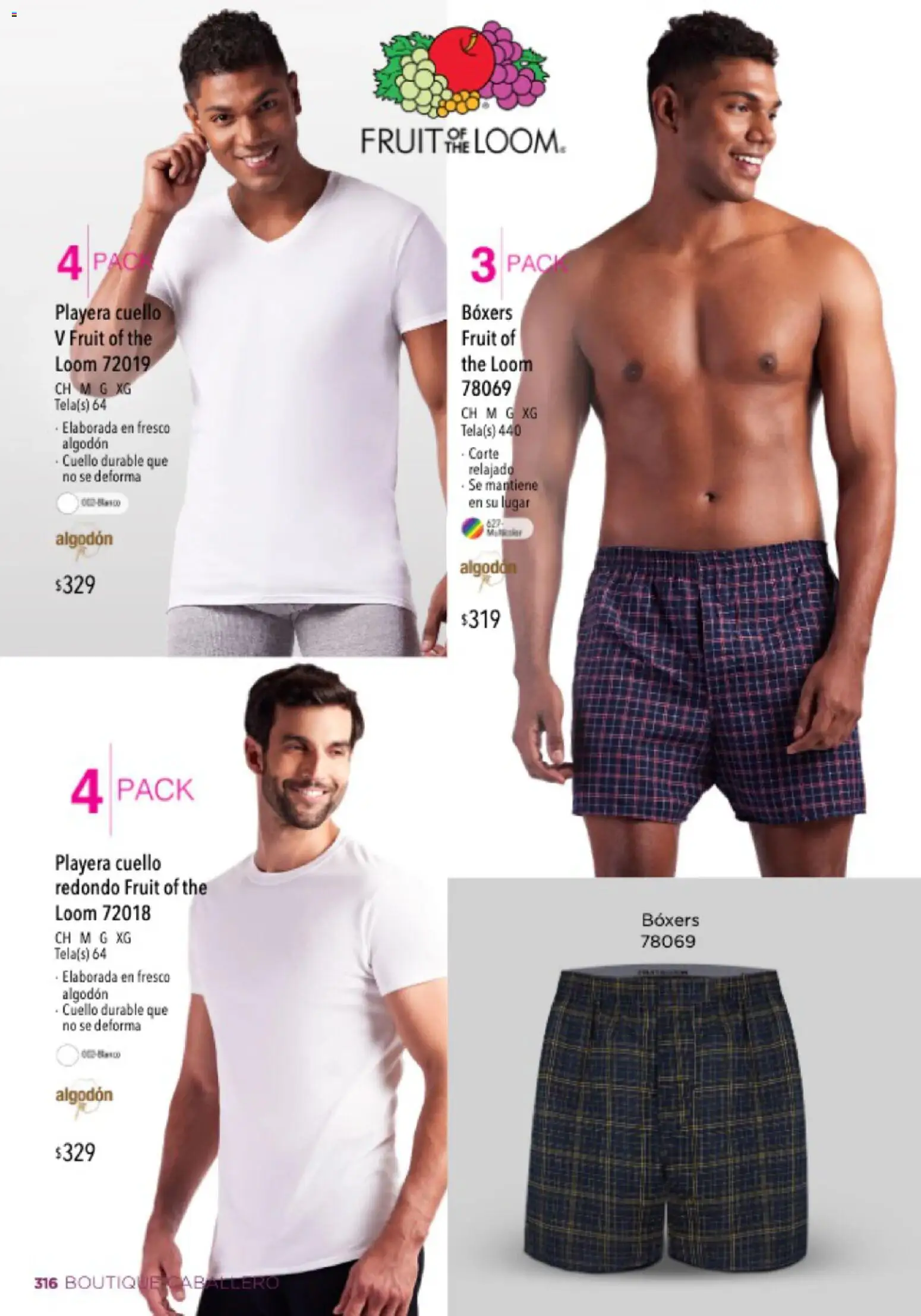 Nuevas ofertas de Ilusión válidas en toda la República Mexicana desde el 01.04.2026. ¡Encuentra las mejores ofertas en Ilusión catálogo Primavera! | Página: 318 | Productos: Boxers, Algodón, Playera