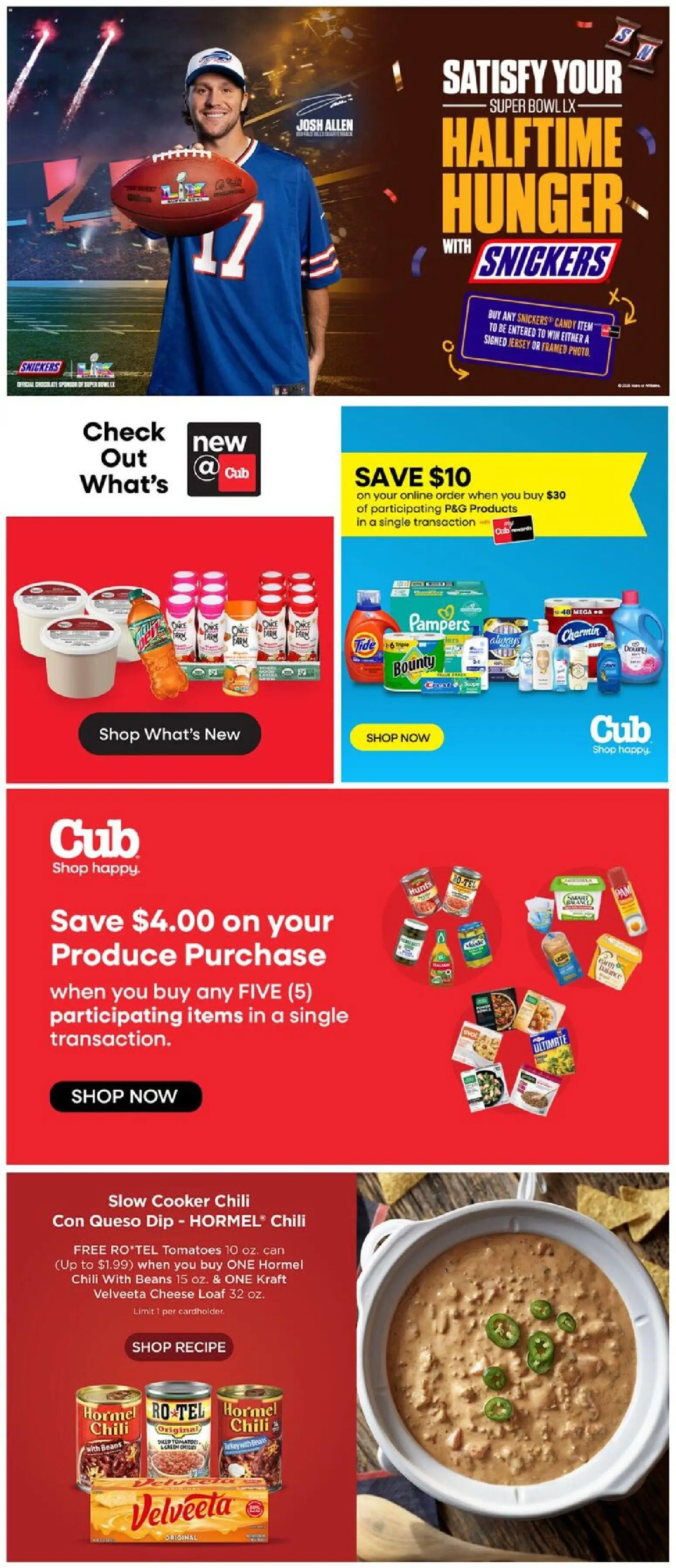 Cub Foods Weekly Ad - valid from 25.01.2026 | Page: 6 | Products: Cooker, Cheese, Tomatoes