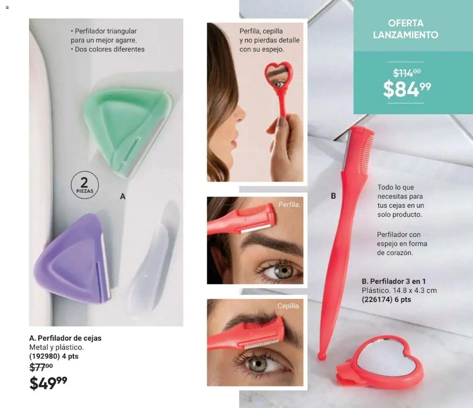 Nuevas ofertas de AVON válidas en toda la República Mexicana desde el 10.01.2026. ¡Encuentra las mejores ofertas en AVON Casa & Estilo 2 2026! | Página: 105 | Productos: Perfilador, Espejo