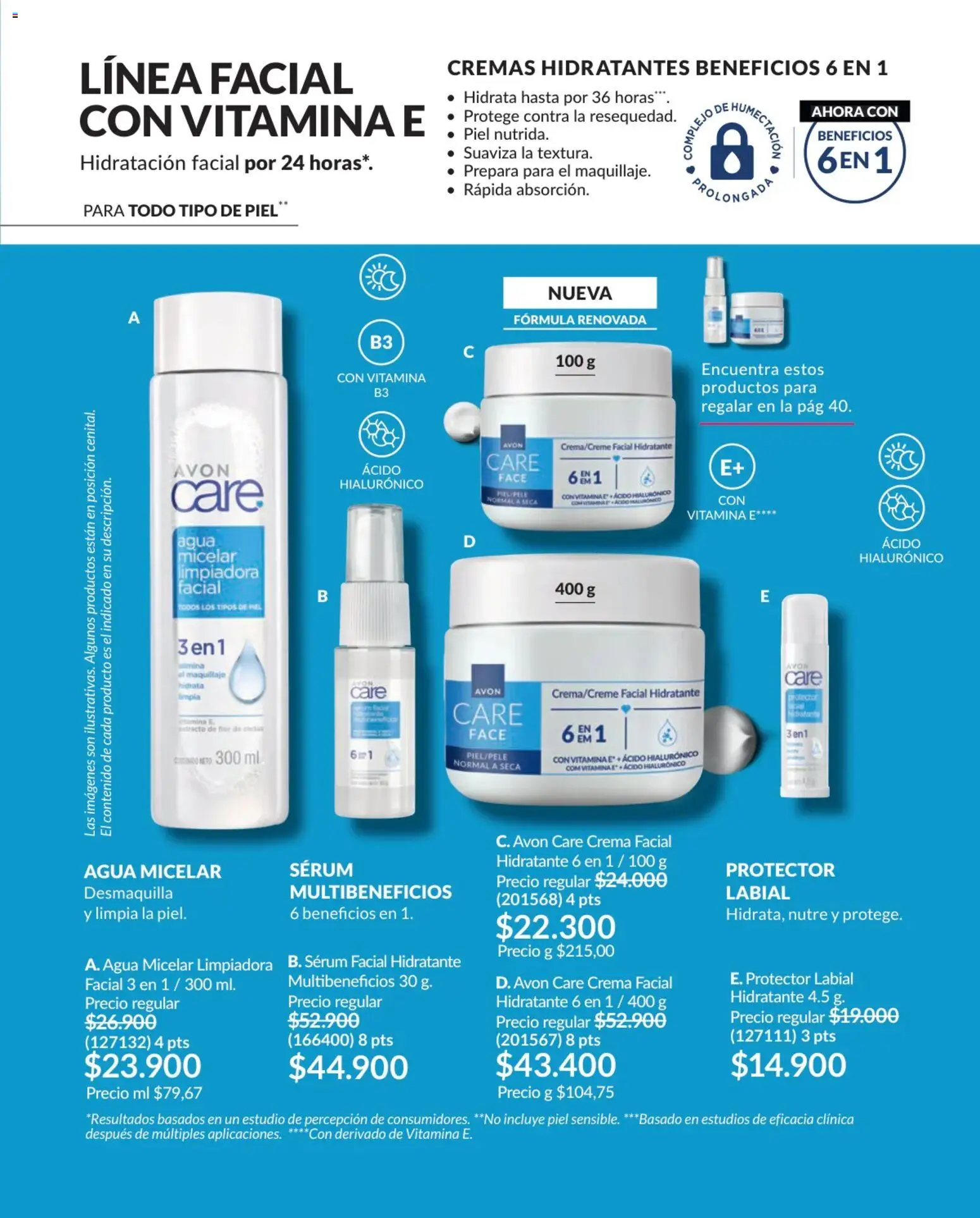 Avon revista - valida desde el 01.02.2026 | Página: 114 | Productos: Agua micelar, Crema, Serum, Maquillaje